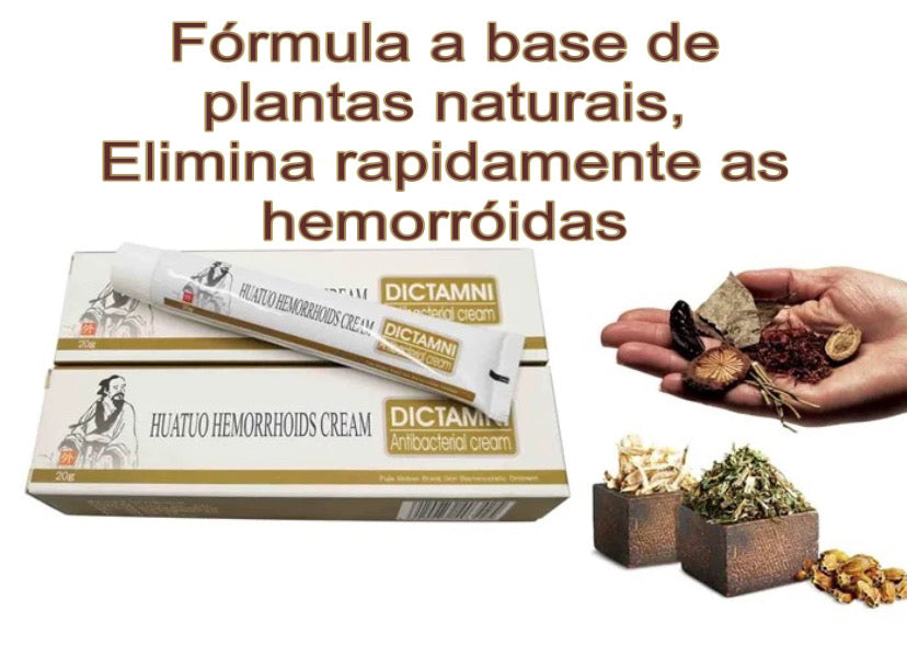 Kit 3 Pomadas Dictamni para Tratamento de Hemorróidas e Fissuras