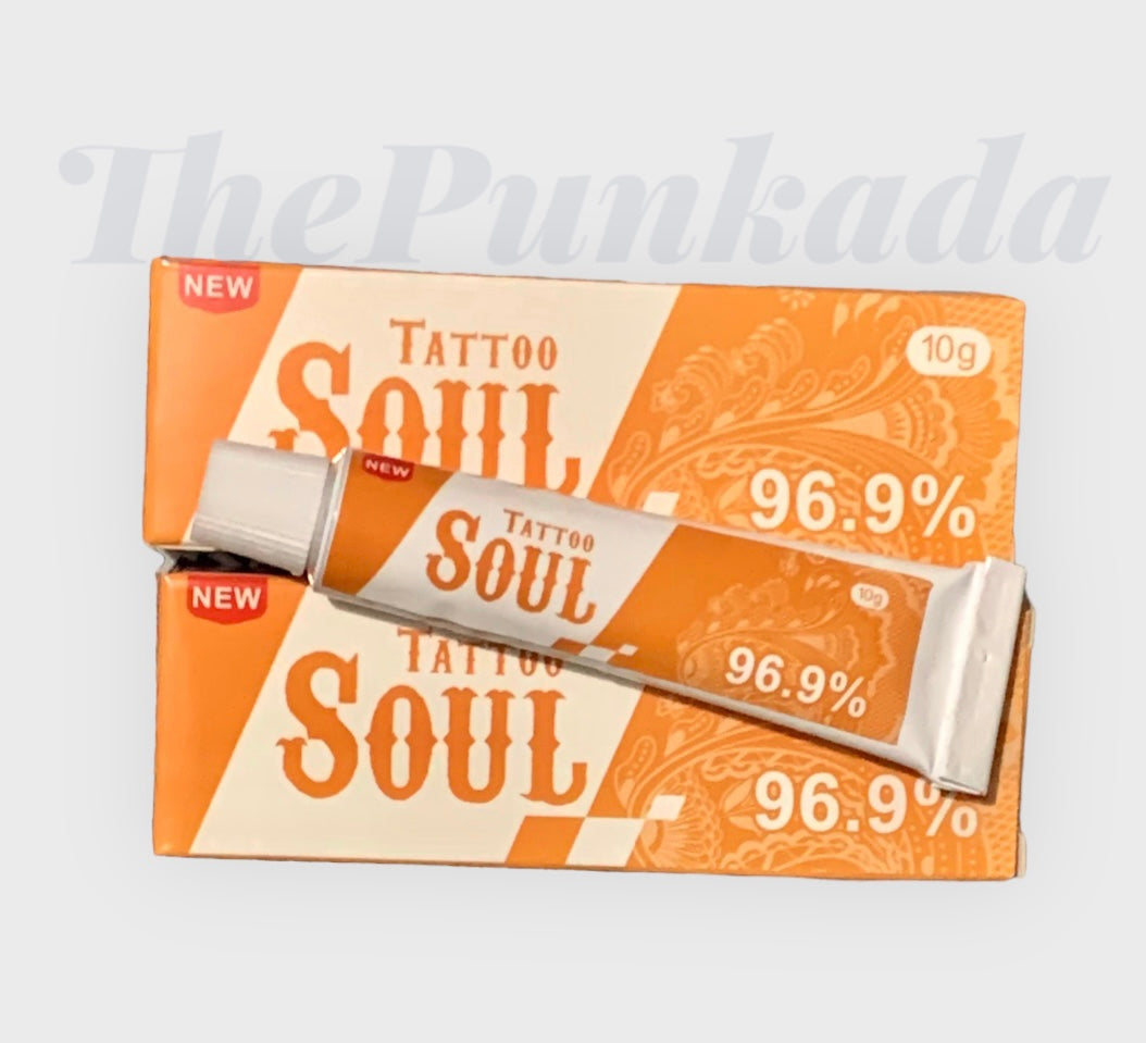 SOUL 96,9% Pomada Anestésica para Tatuagem, Micropigmentação, Piercing, Remoção de Tatuagem à Laser