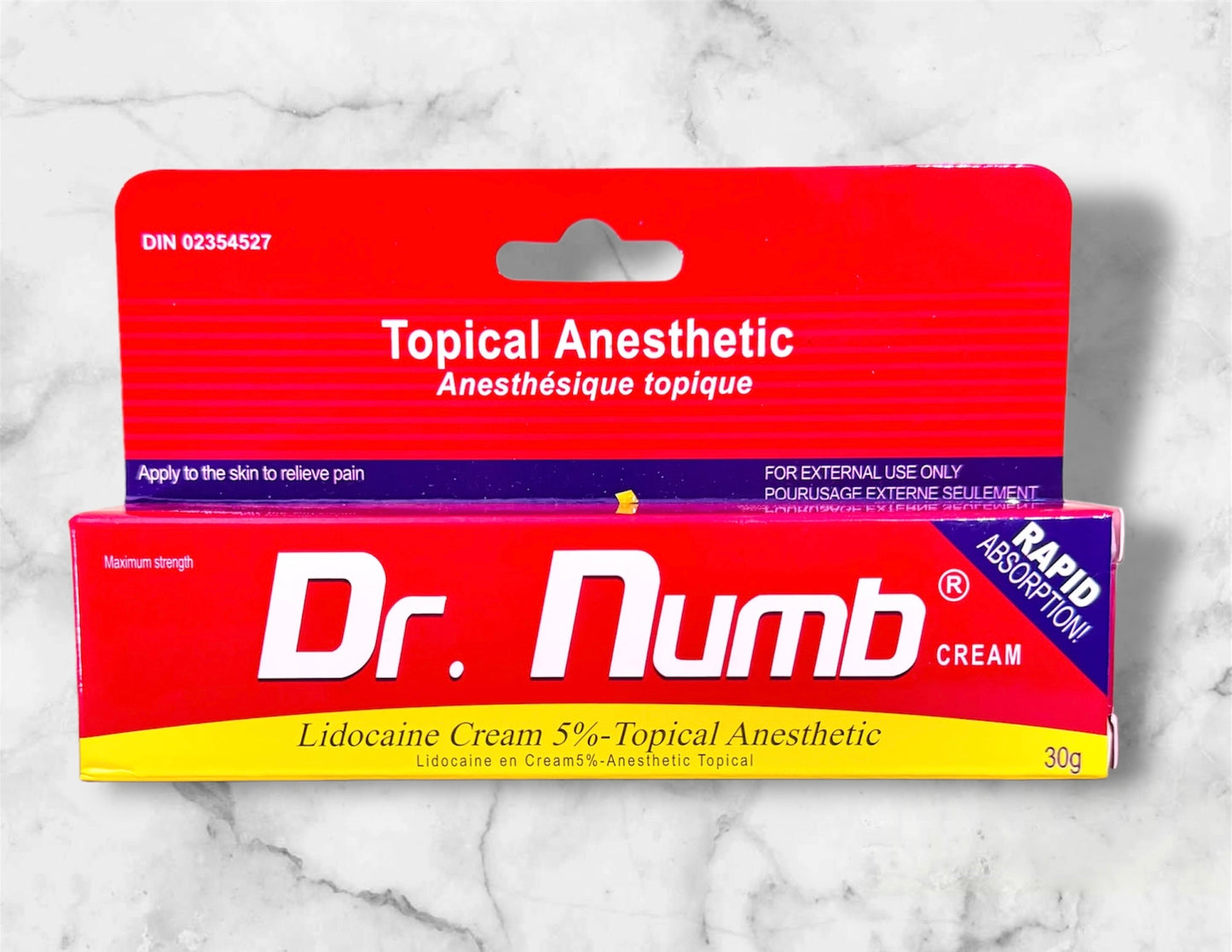 Dr. Numb , Pomada Anestésica para Micropigmentação 30g