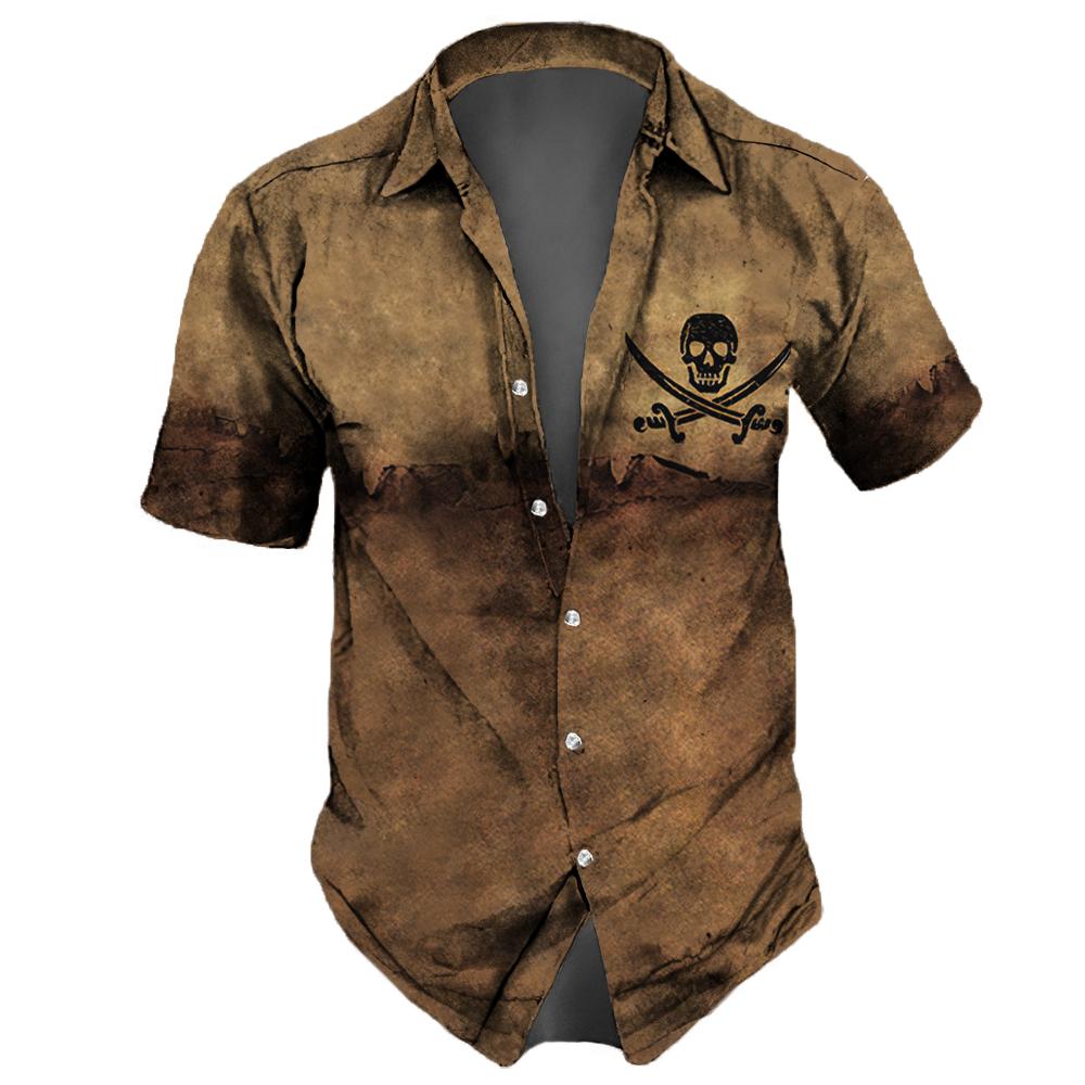 Camisa Skull Caveira, Moda Verão 2024, Rock, Gótico