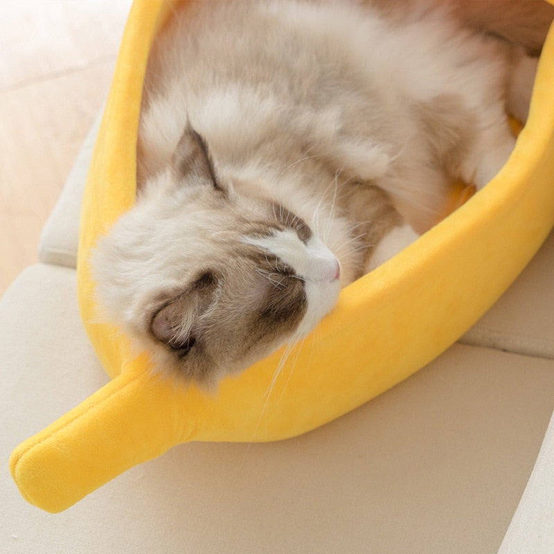 Cama Banana para Pets, Cães e Gatos