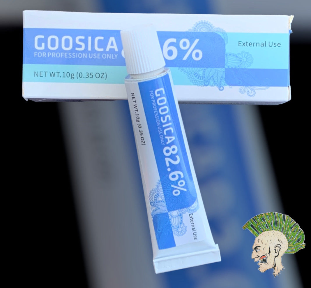 Goosica 82,6% Pomada Anestésica para Tatuagens e Micropigmentação